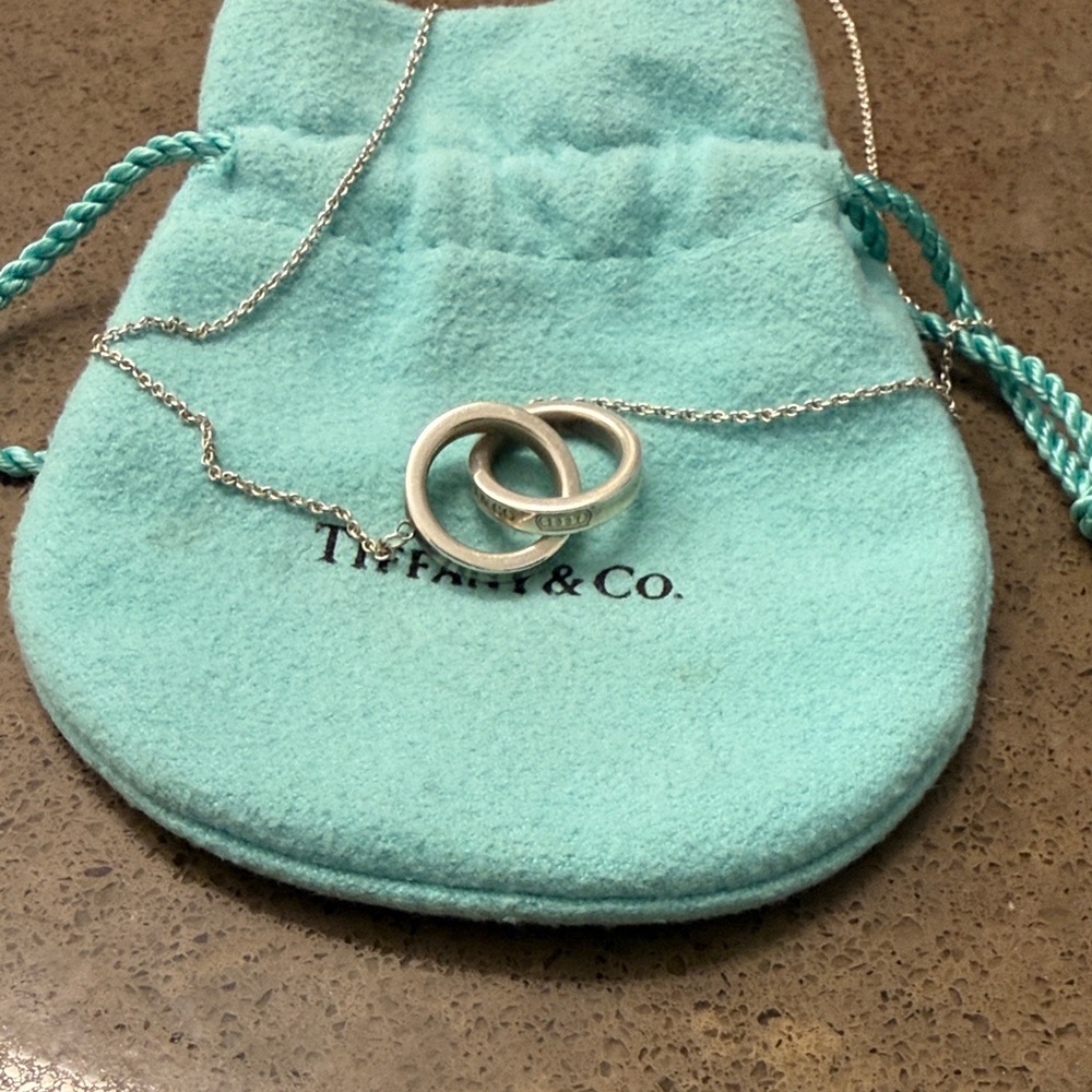 Tiffany & Co. Silver Infinity Circles Pendant
